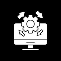 Upgrade Desktop Vector Icon Design