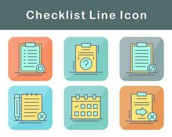 Checklist Vector Icon Set