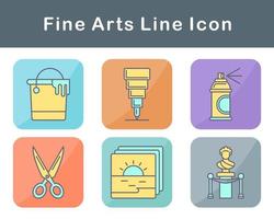 Fine Arts Vector Icon Set