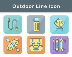 Outdoor Vector Icon Set