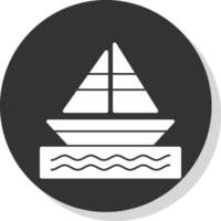 Sailing Vector Icon Design