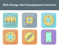 Web Design And Development Vector Icon Set