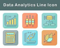 Data Analytics Vector Icon Set