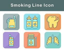 Smoking Vector Icon Set