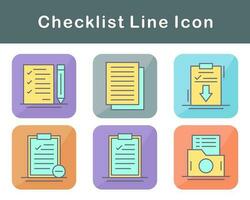 Checklist Vector Icon Set