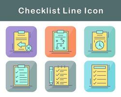 Checklist Vector Icon Set