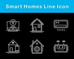 inteligente casas vector icono conjunto