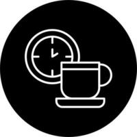 icono de vector de descanso para tomar café