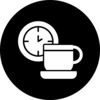 icono de vector de descanso para tomar café