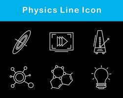 física vector icono conjunto