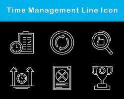 Time Management Vector Icon Set