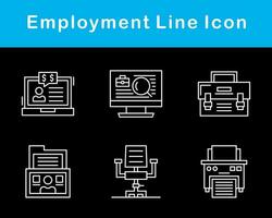 Employment Vector Icon Set