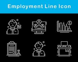 Employment Vector Icon Set