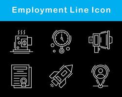 Employment Vector Icon Set