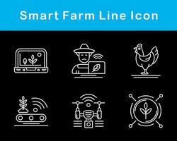 Smart Farm Vector Icon Set