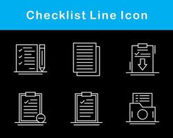 Checklist Vector Icon Set