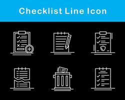 Checklist Vector Icon Set