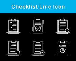 Checklist Vector Icon Set