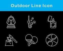 Outdoor Vector Icon Set