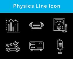 física vector icono conjunto