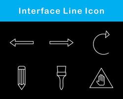 interfaz vector icono conjunto