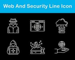 Web And Security Vector Icon Set