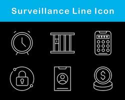 Surveillance Vector Icon Set