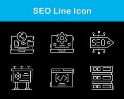 seo vector icono conjunto