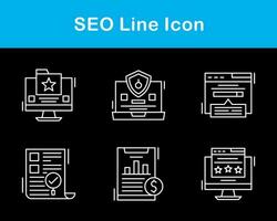 seo vector icono conjunto