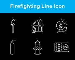 Firefighting Vector Icon Set