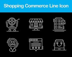 Shopping Commerce Vector Icon Set