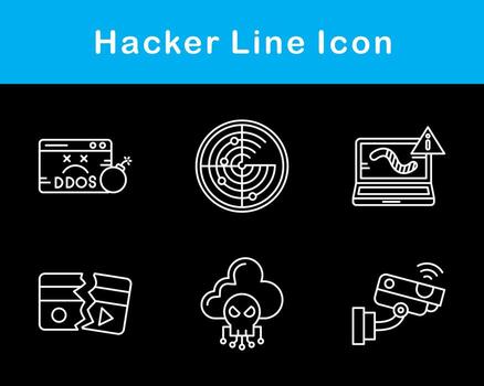 Hacker Vector Icon Set
