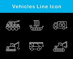 Vehicles Vector Icon Set