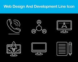 Web Design And Development Vector Icon Set