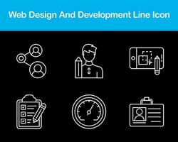 Web Design And Development Vector Icon Set