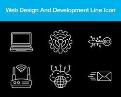 Web Design And Development Vector Icon Set