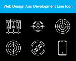 Web Design And Development Vector Icon Set