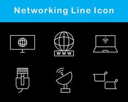 Networking Vector Icon Set