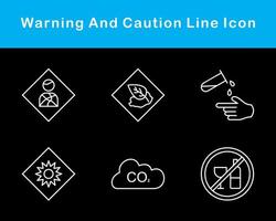 Warning And Caution Vector Icon Set