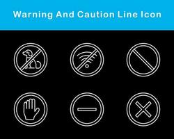 Warning And Caution Vector Icon Set