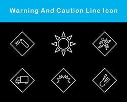 Warning And Caution Vector Icon Set