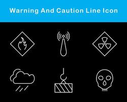 Warning And Caution Vector Icon Set