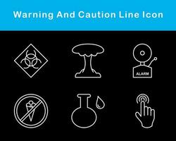 Warning And Caution Vector Icon Set