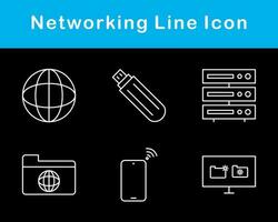 Networking Vector Icon Set