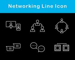 Networking Vector Icon Set