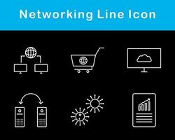 Networking Vector Icon Set