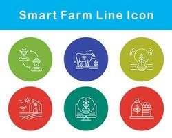 Smart Farm Vector Icon Set