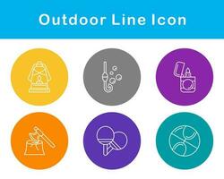 Outdoor Vector Icon Set