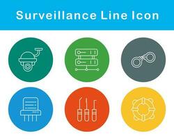 Surveillance Vector Icon Set