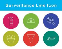 Surveillance Vector Icon Set